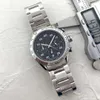 Toptime Mens Watches Quartz Movement Chronograph Stopwatch All Dial Work Stainless Steel Lifestyle Waterproof Luminous Designer Wristwatch Montre De Luxe