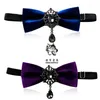 Bow Ties Fashion Men's Male Vintage Pendant Collar Tie Wedding Dress British Korean Groom Groomsman till försäljning