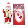 Julleksak levererar elektrisk klättring Santa Claus Decoration Christmas Electric Singing Santa Claus Dolls Supplies Santa Toy for Christmas Homedecor 231121