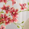 Kwiaty dekoracyjne 80 cm Symulacja Mała orchidea sztuczna jedwabna przyjęcie weselne