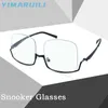 선글라스 프레임 yimairuili 당구 9 개의 볼 스누커 안경 넓은 시야의 넓은 분야 맞춤형 근시 영원증 안경 프레임 YS01 231121
