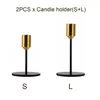 Candle Holders 2pcs Dinner Table Gift Party Bar Tapered Wedding Decor Holder Modern Simple Living Room Home Candlestick Stand Romantic