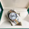 U1 시계 MENS 자동 기계식 시계 실버 스트랩 사파이어 유리 풀 스테인레스 방수 손목 시계 레이디 골드 시계 41mm Watch