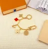 Anahtarlıklar Landards moda markası anahtarlık mektubu tasarımcı anahtarlık metal anahtar zinciri kadın çantası cazibesi kolye otomobil parçaları