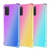 Gradiente Transparente Macio TPU Caso de Telefone À Prova de Choque para Samsung Galaxy A6s A8s A9s A10 A20 A30 A40 A50 A60 A70 A80 A20E ZZ