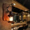 Lampa ścienna schody amerykański styl retro w stylu przemysłowym korytarz loft bar stały drewno kreatywny sypialnia salon dekoracyjny