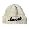 Autumn Designer Beanie/Skull Caps and Winter New Product Network Red Letter Pearl Wool Cold Hat Warm Sticked Fashion