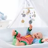 Rammeltjes Mobiles Baby Crib Mobile Ratels speelgoed 012 maanden Bell Musical Box Born Space Planet Crib Bed Bed Bell Ratels Musical Carrousel Toy Gifts 230420