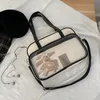 Sacs d'école Transparent Style minimaliste mode cuir souple grande capacité sac à main sac à bandoulière pour femme sac de messager sac à main