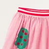 Jupes Little maven 2023 vêtements d'été belle jupe rose joli lapin fleuri bébé filles décontracté confort porter pour les enfants de 2 à 7 ans 230420