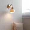 Vägglampa glas retro LED -switch armatur applikationsmontering Light Crystal Sconce Lighting