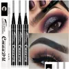 Eyebrow Enhancers Cmaadu Different Shapes Quad Fork Pencil Wholesale 3 Color Eye Brow Pen Waterproof Long Last Makeup Pens Drop Deli Dhtcv