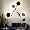 Applique Moderne Fer LED Lampes Salon Chambre Chevet Or Blanc Peint Éclairage Intérieur Luminaire Wandlamp Applique Industrielle