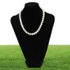 Европейские и американские продажи, как горячие модели, простое жемчужное ожерелье 8-10 мм, трендовое мужское и женское ожерелье в стиле хип-хоп, кулон, ожерелье8969937
