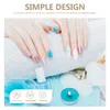 Nail Art Kits 4 Blatt Werkzeuge Maniküre Zubehör Tipps Anleitung Zubehör Aufkleber Membranformverlängerung