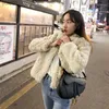 Women's Fur Faux Fur Autumn Winter New 2023 Korean Lamb Wool Coat Women's Short Thickened Fur Imitation Youth Rex Rabbit Hair JacketsL231120