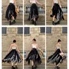 SKIRTS Fashion Streetwear Steampunk Roupas góticas pretas MSH HOLT