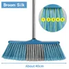 Brooms Dustpans Big Floor Cleaning Broom Adjustable Long Handle Stiff Bristle Grout Scrubber for Outdoor Courtyard Warehouse 230421