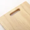 1pc Rubber Wood, Restaurant Cutting Board, Kitchen Wooden Cutting Board, Food Supplement Fruit Pizza Bread Solid Wood Small Cutting Board