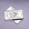 Annan konst och hantverk - Silver Pläterad Bullion Beauty Bar USA 1 Troy Ounce Replica Silver Bar