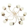 Vases 10pcs Accueil Pommes de pin Suspendus Guirlande de Noël Arbre Ornement Décoration de fête