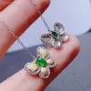 Серьги kjjeaxcmy fine jewelry Natural Emerald 925 Серебряная серебряная девушка