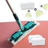 Hand Push Sweepers 50Pcs 30x40cm Dusting Cloths Disposable Microfibre Electrostatic Floor Dry Duster Mop Pads Cloth Refills 230421