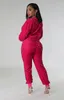 女性用2ピースパンツカットにファッションスパンコール2ズボンの女性のための衣装2023秋のカジュアル長袖スウェットシャツとジョガースーツ