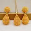 Collier boucles d'oreilles ensemble 2023 mode éthiopienne africaine ensembles de bijoux de mariée pour les femmes cadeau de fête de mariage