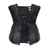 Women's Shapers Fashion Gothic Court Steel Corset Black Lace Up Metal Buckle Adjustable Sexy Personalized Dress Accessories