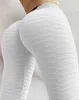 Damen-Hosen, Leggings, Damen, Fitness, Laufen, hohe Taille, schmal, strukturiert, Scrunch, BuLift, sportlich, Yoga, Workout, Jeggings