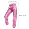 Costumes pour hommes Parachute 80s Tenues à thème Femmes Pantalons de survêtement Filles Disco Costumes Spandex Athlétique pour femmes