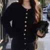 Женская рубашка mivmiv, дизайнерская мода, лучший бренд, мягкая клейкая круглая пряжа, плюшевый свитер с круглым вырезом, женский кардиган, осень 2023, корейское свободное тонкое пальто для женщин