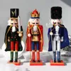 Dolls Nutcracker Puppet Ornaments Cartoons Walnuts Soldiers Nutcracker Dolls Desktop Decoration Birthday Christmas Gifts 231121