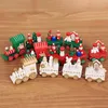 Christmas Decorations Wooden Train Handicrafts gift window decorations Xmas Navidad Noel Gifts Happy Year 2024 231120