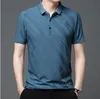 Męskie koszulki projektant Kietli Cross Border Męski rękaw koszulka polo T-shirt Summer New Men's Casual Business Jacquard Outer T-Shirt Wysokiej jakości krótkie rękaw