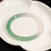 Bangle Natural Green Chalcedony Jade Agate Jewelry Charms Exquisite Elegant Sending Gifts To Friends Mothers And Loved Ones