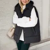 Gilet da donna Gilet in cotone da donna: mantella con spalla ampia con cappuccio per abbigliamento casual all'aperto in stile coreano vintage autunno-inverno