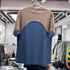 Mens tshirts bump color color costing espuma camisa impressa 230420