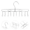 Hangers Hanger Organizer Shelf Pants Rack Skirt Clips Space Saving Jean Stainless Steel Storage Trousers Racks