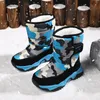 Boots Bota Platform Kid Snow Boot Winter Casual Boy Cotton Shoe Warm Girl Boot Plush Ongle Boot Boot Boot Boot Girl 231121