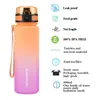 Tassen UZSPACE 500 ml Sport-Wasserflasche Bounce Lid Timeline Reminder Auslaufsicherer mattierter Tritan-Becher für Outdoor-Sportarten Fitness BPA-frei Z0420