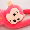 Plush Dolls Long arm monkey plush toy anticollision banana curtain strap doll 230421