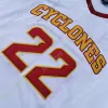 2020 NY NCAA College Iowa State Cyclones Jerseys 22 Haliburton Basketball Jersey White Size Youth Adult