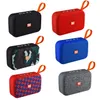 TG506 Mini Portable Outdoor Fabric Speakers Wireless Subwoofer Högtalare BT Bluetooth Subwoofer Support FM Radio TF Card USB