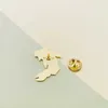 Pinnen broches cartoon schattige dierenbloemvis email Pinnen zwart witte koi karpers set legering broche badge accessoires vrouw sieraden cadeau voor kind z0421