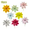 Kwiaty dekoracyjne 10pcs/set dziewczyna Hair Akcesoria Wedding Decorations Hawaii Summer Party Beach DIY sztuczny dezor