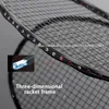 Raquettes de badminton en fibre de carbone 4U Raquettes de type offensif professionnel avec sacs Cordes 22-30LBS Raquette Vitesse Sports 231120