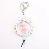 Foreign Trade New Silicone Ring Keychain Bag Pendant Mobile Phone Chain Silicone Ring Accessories