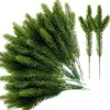 Décorations de Noël 1050100 branches d'aiguilles de pin fausses plantes décorations d'arbres ameublement clés à bricoler soi-même coffrets cadeaux fleurs 231121